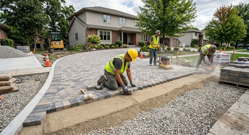 Paver Driveway Construction Service
