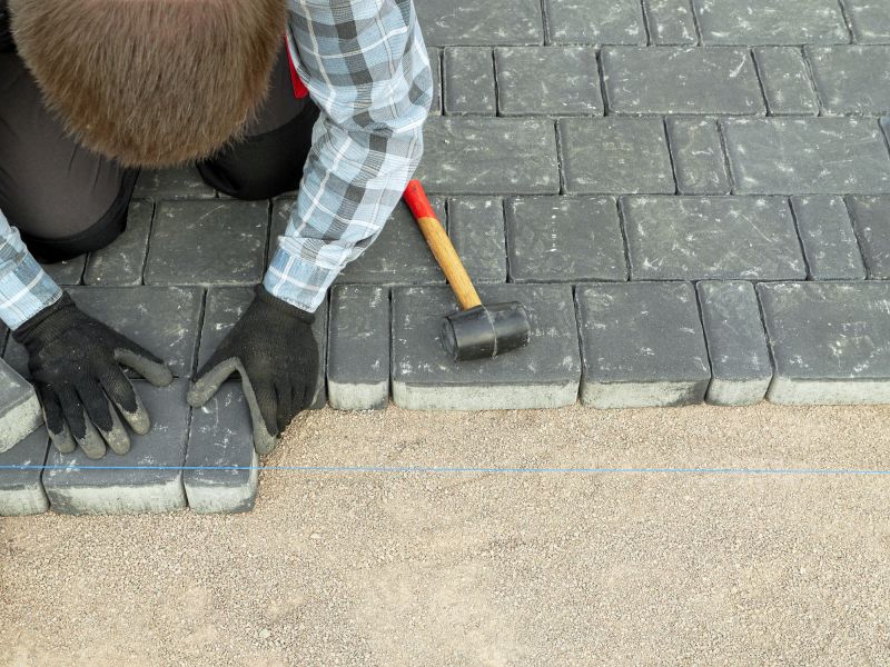 Paver Driveway Construction detail